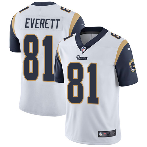 2019 Men Los Angeles Rams #81 Everett white Nike Vapor Untouchable Limited NFL Jersey->los angeles rams->NFL Jersey